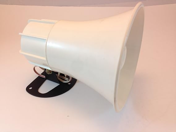PA Horn Speaker 5" White, 15 WATTS @ 8 OHMS, 10" Wire Leads