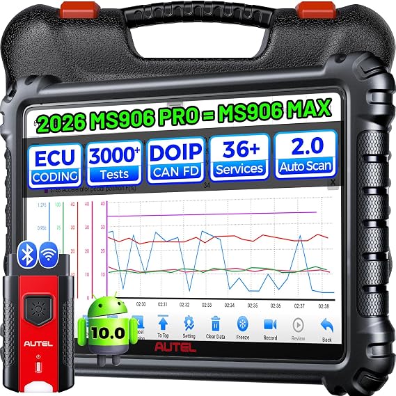 Autel Scanner MaxiSys MS906 PRO, ECU Coding & 3K+ Active Tests as MS906 MAX