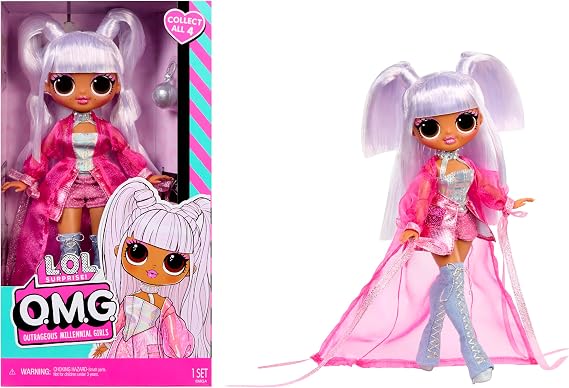 L.O.L. Surprise! OMG Doll - Kitty K - Includes 1 Fashion Doll,  with Fabulous Fashions, Collect All 4