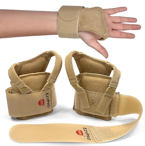 Ezy Pro Hero Gymnast Wrist Brace (Pair - XSmall) | Wrist Support Brace w/Removable Palm Pad for Vault, Floor & Tumbling Adjustable for Impact Protection & Extension Control