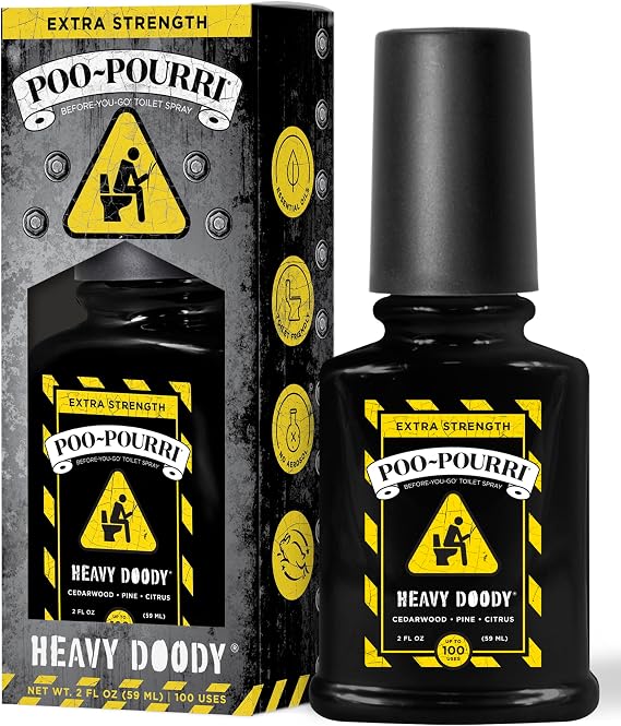 Poo-Pourri Before-You-Go Toilet Spray, Extra Strength Heavy Doody, 2 Fl Oz - Cedarwood, Pine and Citrus