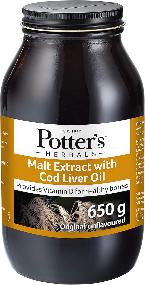 Potters Potter Malt Extract and Cod Liver Oil 650g