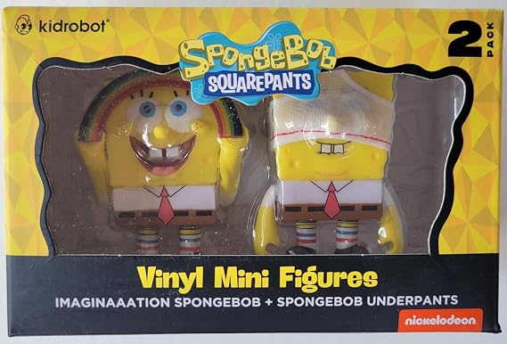 Vinyl Figure 2-Pack: Imaginaaation SpongeBob & SpongeBob UnderPants by Kidrobot
