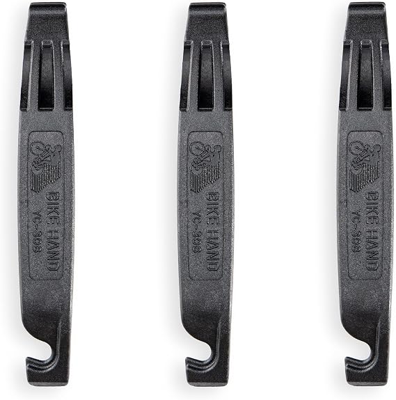 BikeHand Bike Bicycle Plastic/Metal Boosted/Steel Boosted Tool Tire Levers - Road Mountain MTB Bike Use - Great to Remove Tire at Ease and Replace The Tubes Without Damaging The Wheels - Standard