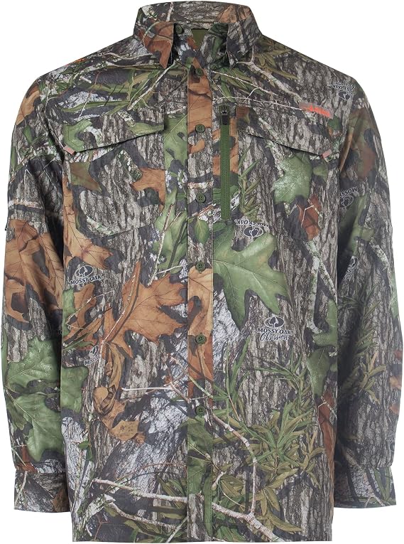 HABIT Men's Hatcher Pass Long Sleeve Camo Guide Shirt