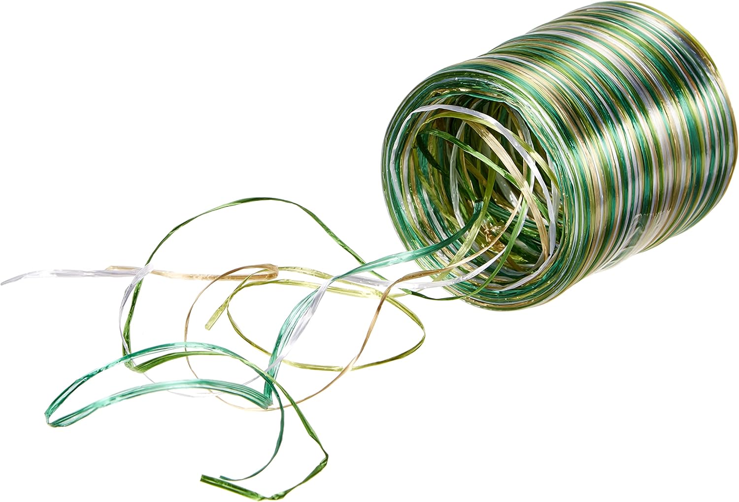 Prasent 50 m Rayon Raffia Bast Ribbon, GreenMulti-Colour