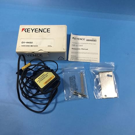 Keyence Gv-H450 Sensor Attached Gv-21P Sensor Amplifier Gv-H450 With Attached Part Number Gv-21P