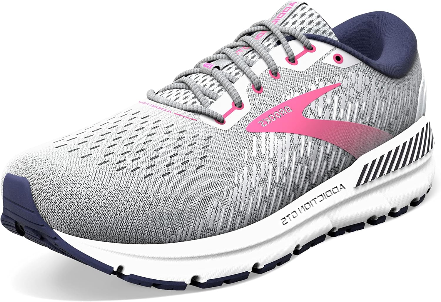 Brooks Addiction GTS 15 OysterPeacoatLilac Rose 8 2A - Narrow