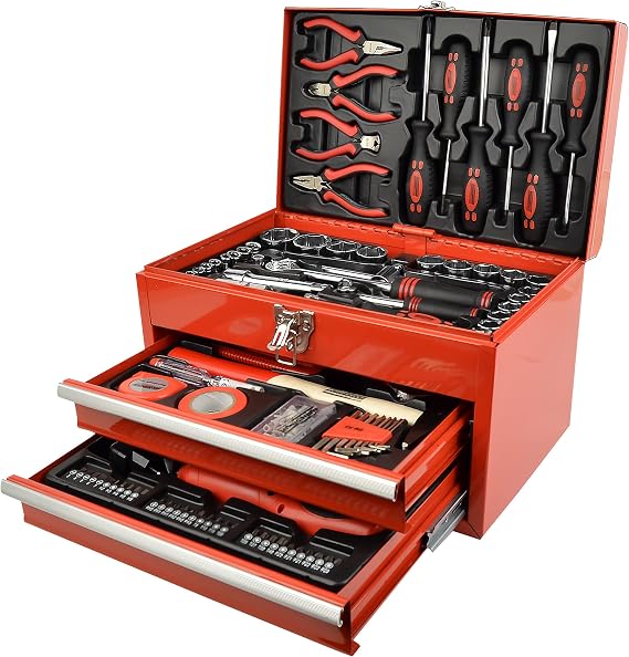 Mannesmann Tool Box/Assembled (155 Pieces)
