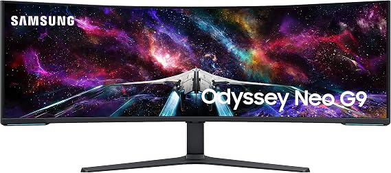 Samsung Odyssey Neo LS57CG952NUXXU G9 Mini LED Gaming Monitor - 57" Curved Dual UHD 4K, 7680x2160p, 240Hz, 1ms, HDMI 2.1, Displayport, USB