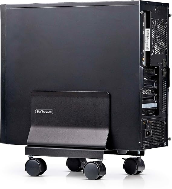 StarTech Computer Tower Cart, Max Load 46.3lb/21kg, TAA (CPUMOBILESTND)