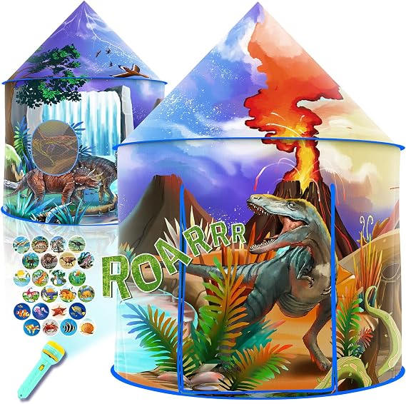 Dinosaur Discovery Kids Play Tent an Extraordinary Adventure Dinosaur Tent, Pop Up Tent for Kids, Dinosaur Toys for Kids Gift for Girls & Boys, Outdoor and Indoor Tents for Kids