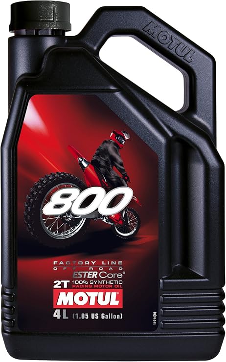 Motul 800-2t Off-Road 100% Synthetic Premix 1 Liter (4L)