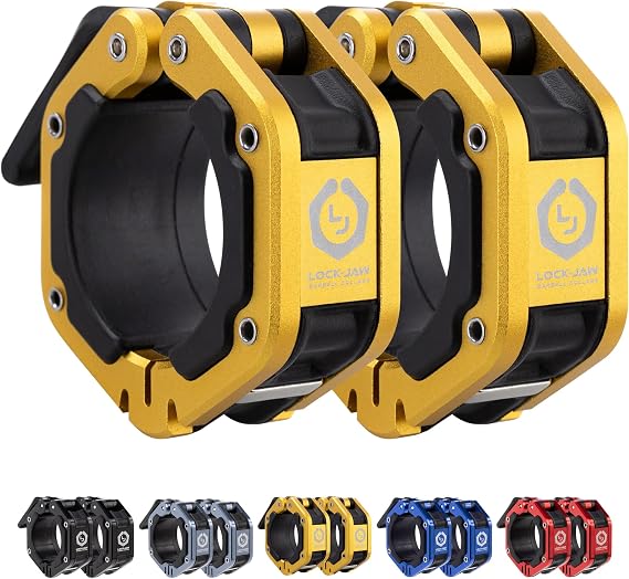 Lock-Jaw Flex Magnetic Barbell Collars/Clamps, 2"/50mm Olympic Bars