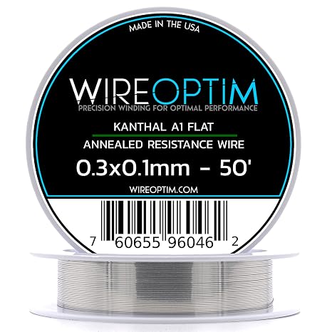 0.3mm x 0.1mm - Kanthal A1 Resistance Wire 50 Feet