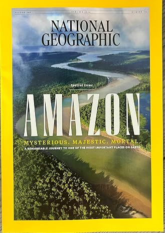 National Geographic Magazine (October 2024 Issue) Special Amazon Issue