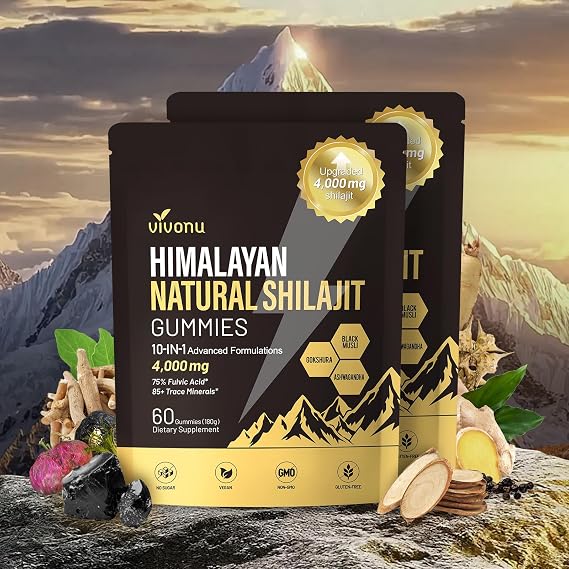 VivoNu Shilajit Gummies (4000MG /2 Bag)