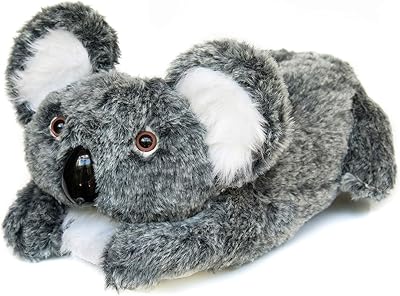 Onmygogo Indoor Fuzzy Winter Animal Koala Slippers for Adult Women Men Boys Girls