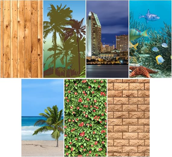 FenceScreen 211 Series Custom Scenic Privacy Fence Screen, 80% Privacy
