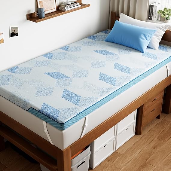 PERLECARE 3 Inch Twin Mattress Topper Medium Firm
