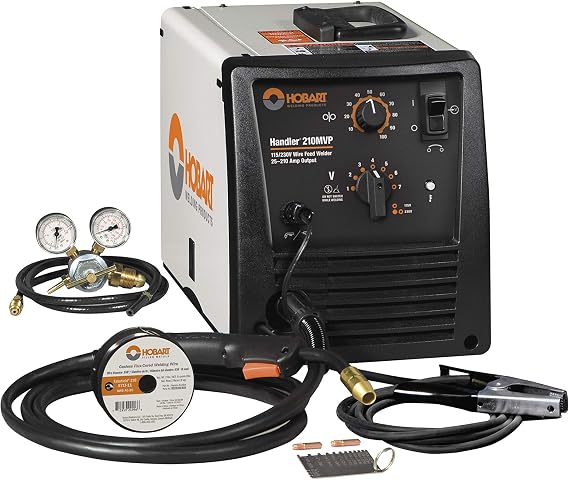 Hobart Handler 210MVP MIG Welder, Multi-Voltage 115/230V, Single-Phase