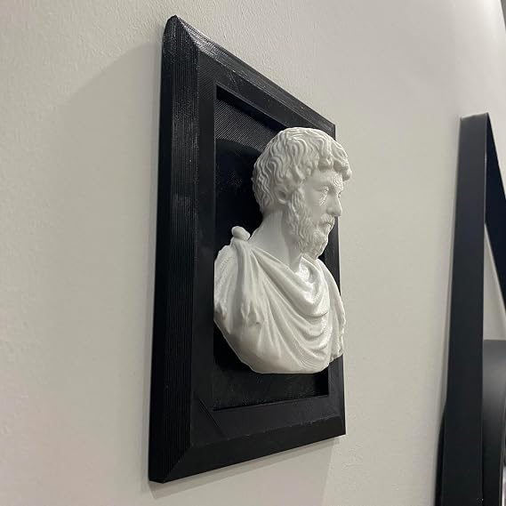 Roman Emperor Marcus Aurelius Antoninus Framed Wall Bust Marcus Aurelius Wall Decoration