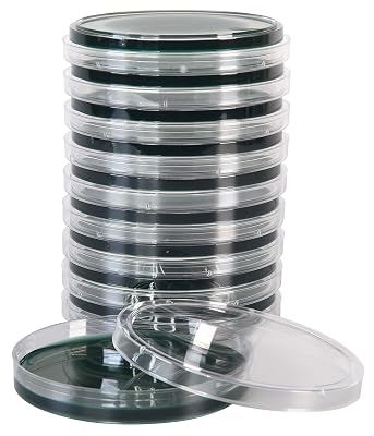 TCBS Thiosulfate Citrate Bile Sucrose Agar, for Vibrio, 15x100mm Plate, Order by the Package of 10, by Hardy Diagnostics
