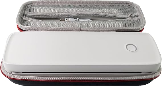 IOOIOO carrying case with handle for portable printers A80 A81 of aixiqee, GUTHERREN, minzhi, supvan, portable printers