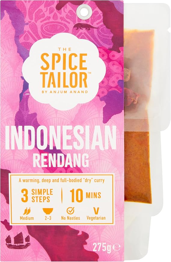 The Spice Tailor, Asian Curry Sauce Kits, Indonesian Rendang Curry, 275 g Packet (Pack of 1)