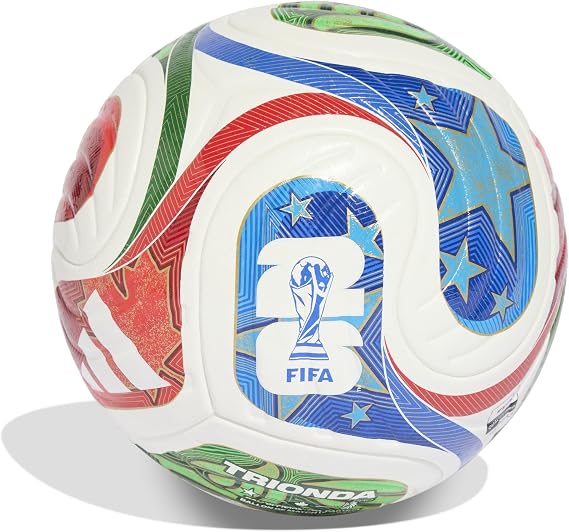 adidas World Cup 2026 Trionda Pro Match Ball - Official Soccer Ball of The FIFA World Cup 26TM with Thermal Bonded Seamless Surface and Textured Design