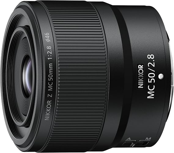 Nikon NIKKOR Z MC 50mm f/2.8 | Compact Macro Prime Lens for Z Series mirrorless Cameras | Nikon USA Model | 0.16 M Min Focus, 46mm Filter, ~260 G, Stm Af