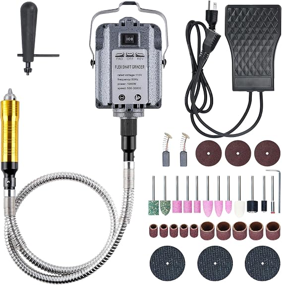 lesolar 1000W 30000RPM Flex Shaft Rotary Tool