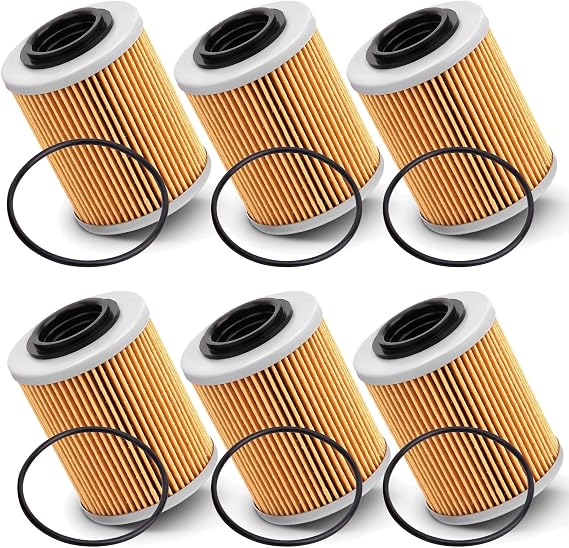 6PCS 420956123 420956120 Oil Filter for Can Am Maverick X3 2017-2023
