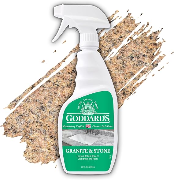 Goddard's Granite & Marble Countertop Spray Polish, Stain Protection, 23 oz