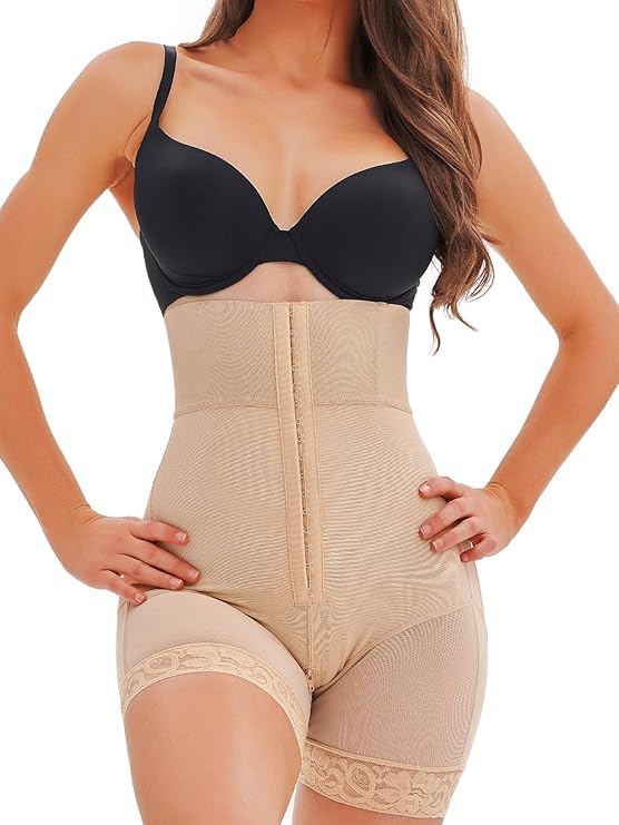 Women's High Waist Shapewear - Seamless Tummy Control Body Shaper