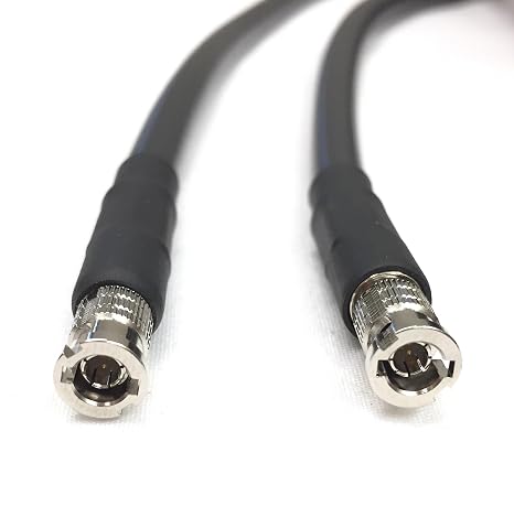 High Density BNC Male to Male HD-SDI Cable with Belden 1694A - 1 Foot