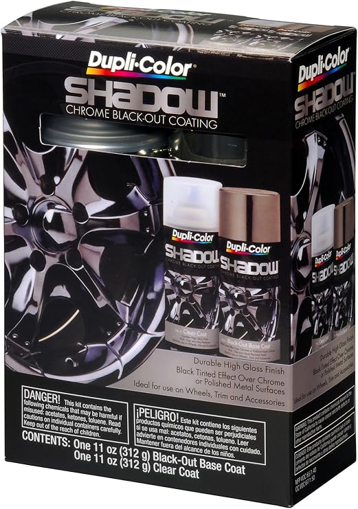 Dupli-Color Shadow Chrome Blackout Coating, Shadow, 11 oz