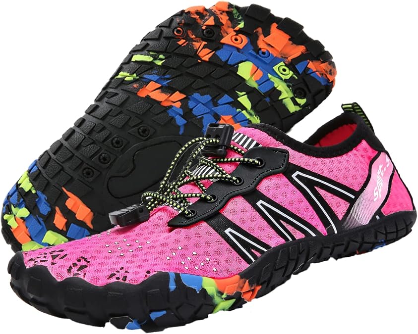 Water Shoes Men Women Barefoot Shoes Outdoor for Beach Aqua Swim Pool River Water Quick Dry Boating Fishing Diving Surfing with Yoga Aerobics