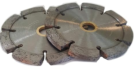 2 Pack 4.5" Pro Grade Diamond Tuckpointing | Grinding Blade .250" Thick 10mm Segment Height