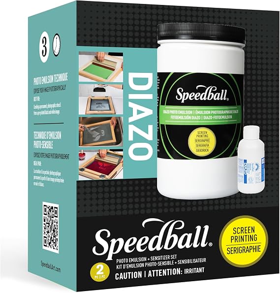 Speedball Diazo Photo Emulsion and Sensitizer Kit, Includes 26oz Emulsion and 2oz Sensitizer