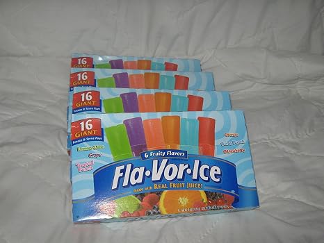 Fla-Vor-Ice Assorted Flavors (64 Pops) - Ice Pops - Popsicles