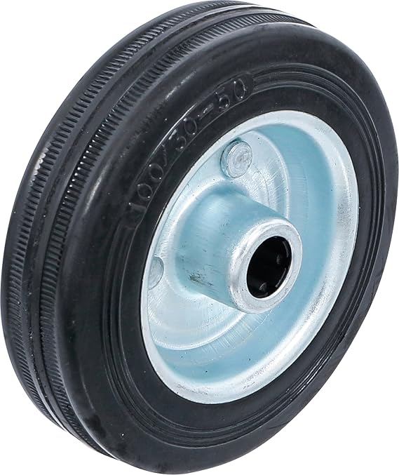 BGS Diy 80959 | Solid Rubber Wheel | steel rim | Ø 100 mm