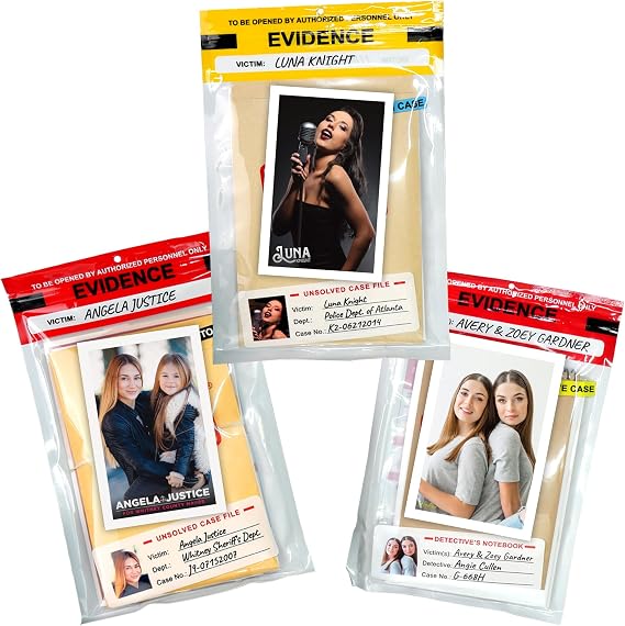 Unsolved Case Files - 3 Case Bundle Avery Gardner, Luna Knight, and Angela Justice Cases