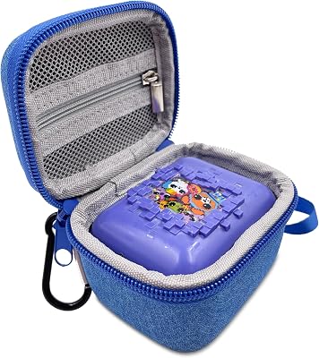 Hard Carrying EVA Case for Bitzee Interactive Toy Digital Pet with 15 Animals Virtual Electronic Pet, Protective Storage Accessory Compatible with Bitzee 3D Interactive Pets React to Touch Blue