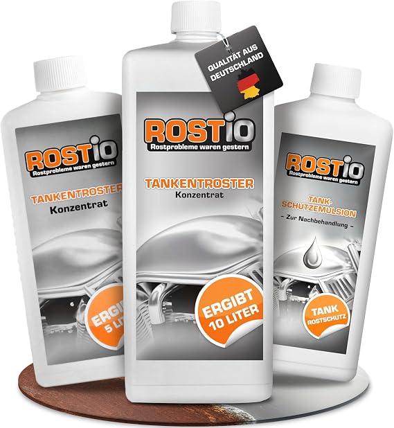 Rostio Tank Scaler 1.5 Litre Plus 500 ml Tank - Protective Emulsion Tank Rust