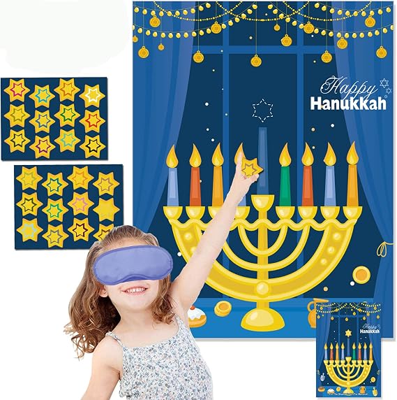 Funnlot Hanukkah Games for Kid, Hanukkah Craft Chanukah Hanukkah Party Game