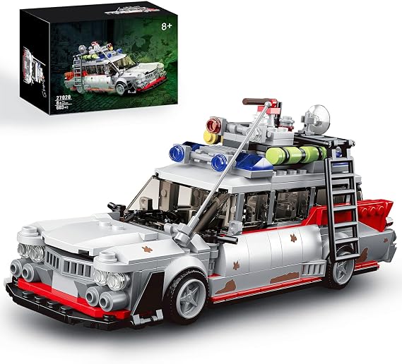 HI-REEKE Buster ECTO-1 Car Building Block Set, Ghost Car Toy 605 PCS