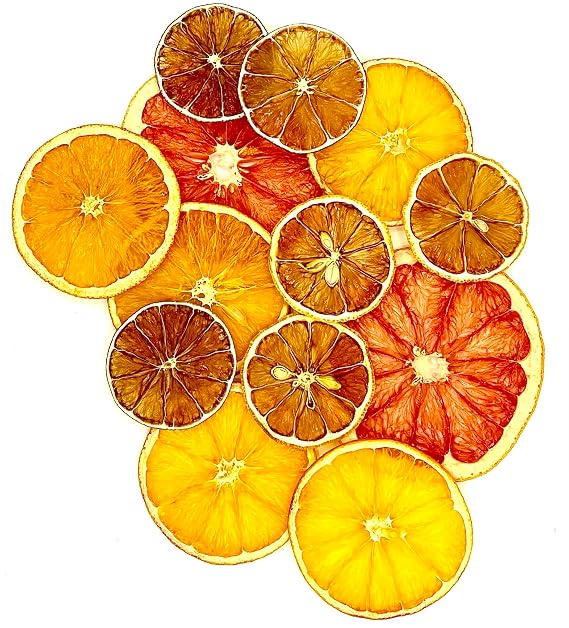 Dehydrated Mixed Citrus - 40+ Piece Dried Citrus - Dried Orange/Lime/Lemon/Grapefruit