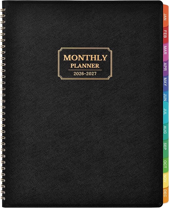 Monthly Planner 2026-2027 - Jul. 2026 - Dec.2027, 18 Month, 8.86" x 11.4"