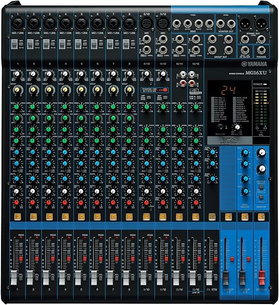 Yamaha 16-Channel Mixing Console MG16XU